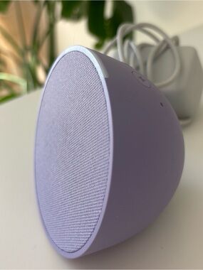 Amazon Echo Pop Compact Smart Speaker with Alexa - Lavender Bloom